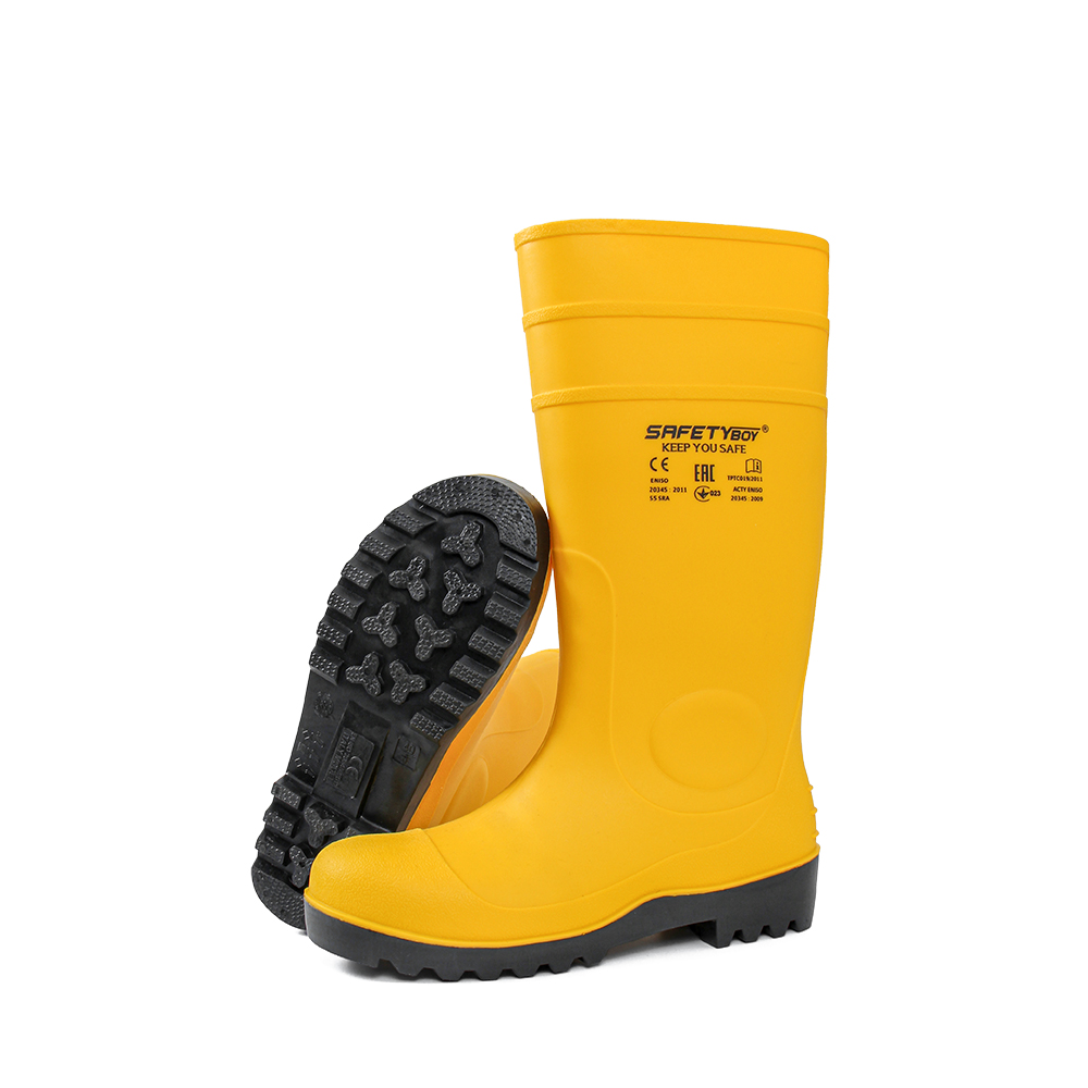 RAIN BOOTS_YL1834-Yellow + Black