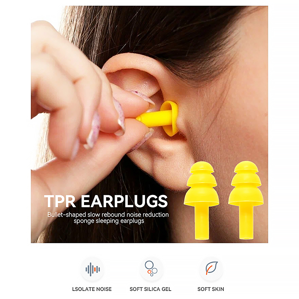 Soft Foam MushRoom Earplugs_YL1655 - Image 2