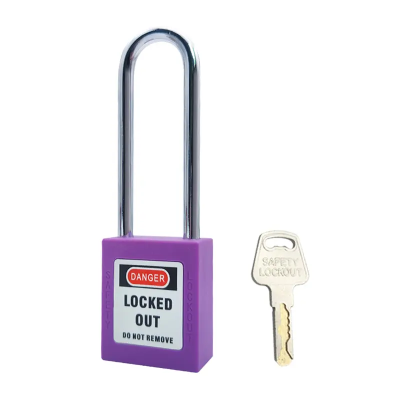 QVAND M-G76 Long Steel Shackle Safety Lockout Tagout LOTO Padlocks - Image 3
