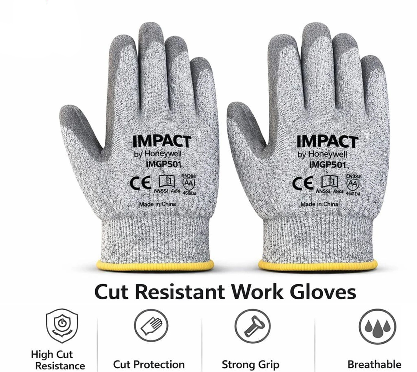 Impact by Honeywell IMGP501 Mechanical Cut-Resistant Gloves - Image 2